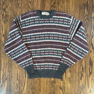 Vintage 70s/80s Knit Wool Sweater Made in Scotland